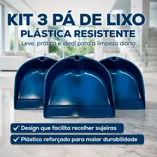 Pá de Lixo Pazinha Limpeza - Design Simples e Eficaz, Sem Cabo, Plástico Variado