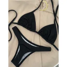 Conjunto de Biquíni Cortininha Asa Delta Fio Dental do P ao GG