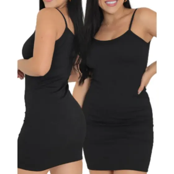Vestido Tubinho Canelado Lançamento Alça Fina Sem Bojo Curto Preto/Cinza/Bordô