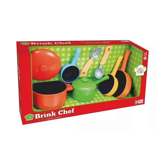 Kit Brink Chef Com Acessórios - 9 Peças Brink Model