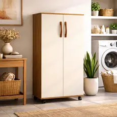 *Armário Quarto Multiuso Prateleira Sapateira Organizadora 2 Portas Hall De Entrada - K7 Plus