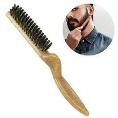 Escova para Barba Masculina Modeladora Alinha e Define Fios Resistente Profissional