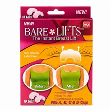Adesivo para Seios Bare Lifts 5 Pares Sustentação Invisível Levanta Seios