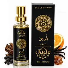 Perfume Masculino Asad Black Jade Perfum 15ml Eau de Parfum Alta Fixação