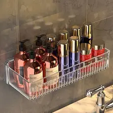 Suporte De Shampoo Prateleiras De Banheiro Sem Furo Acrilico OI-0128