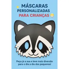 Máscaras Personalizadas Festinhas e Aniversários