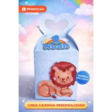Kit Festa Caixinhas Personalizadas - TEMA ARCA DE NOÉ 5 Modelos
