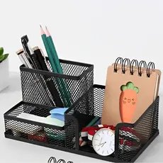 PORTA CANETA ORGANIZADOR PARA MESA DE METAL ARAMADO