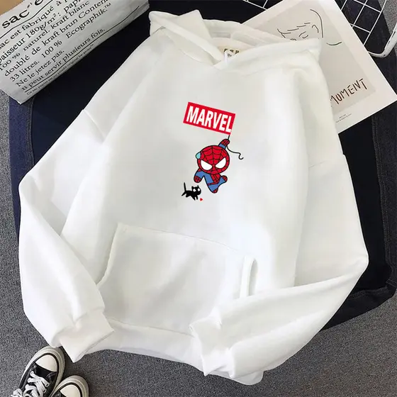 BLUSA DE FRIO MOLETOM CANGURU UNISSEX HOMEM ARANHA MARVEL Distribuidora