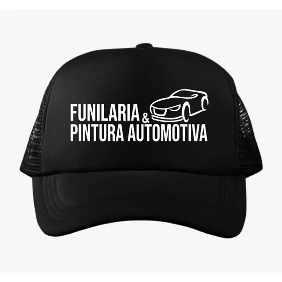 Boné Funilaria E Pintura Uniforme Oficina Trabalho Reparos Lindo Produto