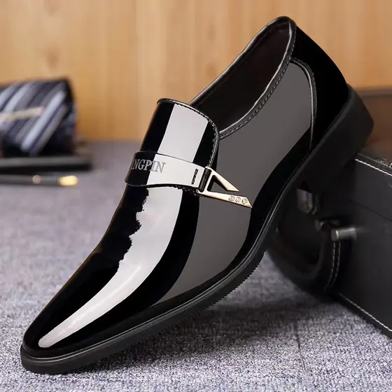 Sapatos Masculinos De Couro De Tamanho Grande Sapatos Masculinos Casuais De Negócios