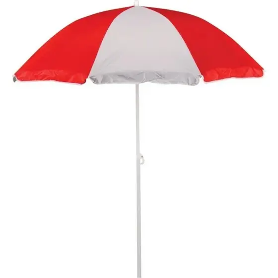 Guarda Sol de Nylon, 1,80m, Vermelho,Umbrella Importway