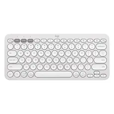 Teclado Sem Fio Logitech Pebble Keys 2 K380s Bluetooth Branco US -  920-011790