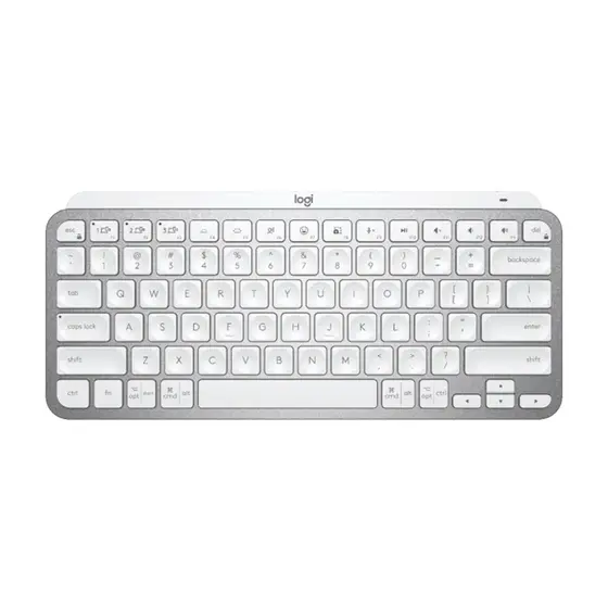 Teclado Sem Fio Logitech MX Keys Mini Bluetooth US Cinza Cla