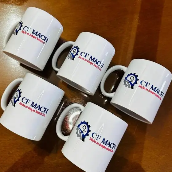 Canecas de Cerâmica Personalizada, Caneca Personalizada com sua Marca, Caneca Personalizada do seu Jeito (ATACADO)