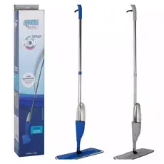 Mop Prático com Spray Rodo Mágico Reservatório Limpeza Rapida Pisos Laminados Porcelanato e Madeira