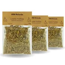 Chá de LOSNA Legítima Artemisia absinthium 100% Pura Infusão Tradicional de Qualidade – Leve 3 pacotes