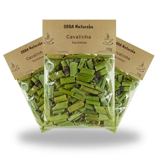 Cavalinha para Infusão 100% Natural, Pura e de Qualidade, Verdadeira – Combo com 3 Pacotes