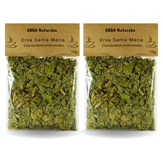 2Pct Chá de Erva Santa Maria Erva 100% Natural