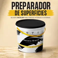 Preparador Superfícies Decora Brasil Incolor Selante Interno Externo Secagem Rápida