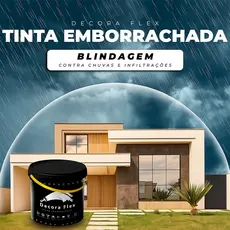 Tinta Borracha Liquída Proteção Superfícies Emborrachada 1 Litro A Prova D'Água Impermeabilizante
