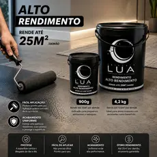 Tinta para Piso Fosca 900g e 4,2kg Econômica Rende Muito Lua Branco/Cinza/Concreto/Preto