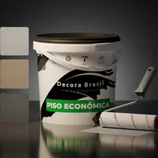 Tinta Acrílica para Piso Externa Base Água Proteção UV Varanda Decora Brasil Concreto 900g e 4,2kg