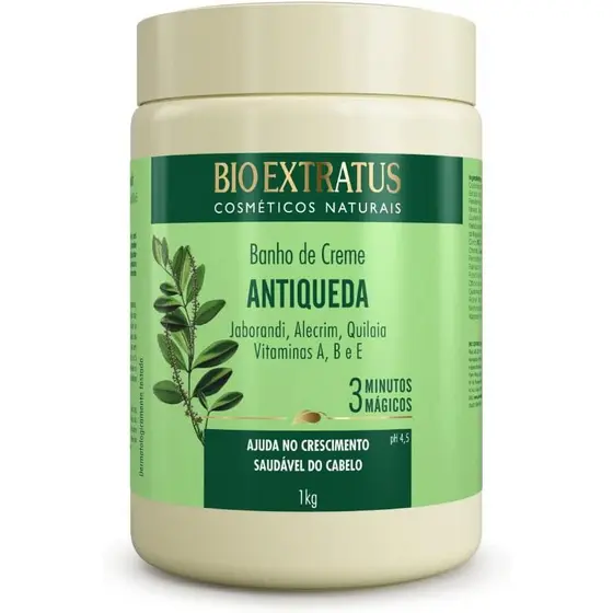 Banho De Creme Jaborandi Antiqueda Bio Extratus 1kg