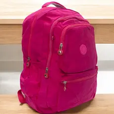 Mochila Escolar Grande Juvenil em Tactel Nylon Feminina Masculina Ideal para Trabalho Faculdade