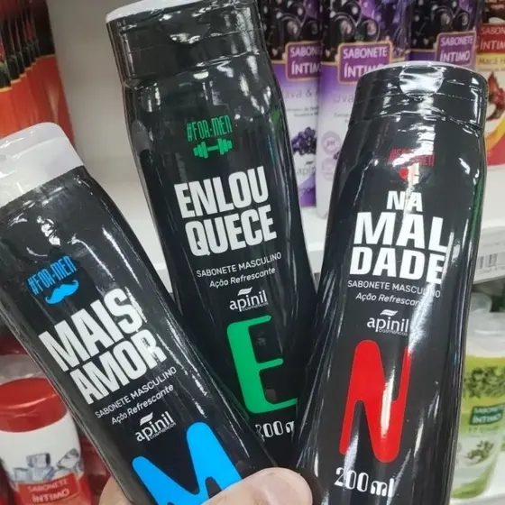 Sabonete íntimo kit Com 3 Sabonete Masculino 200 ML
