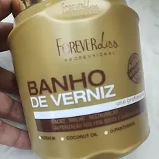 Banho de Verniz Forever Liss, Hidratante, Cauterização e Brilho intenso 1 kg