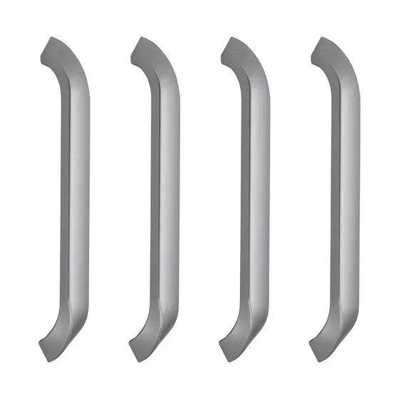 Kit 4 Puxadores Cozinha Guarda Roupa Quarta Gaveta Lavanderia 192mm