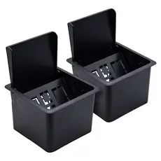2 Uni Caixa Tomada P/ Embutir Mesa Escritorio Entradas 94x94
