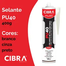 Selante de Poliuretano PU40 Cinza 400G CibraFlex