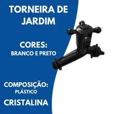 Torneira de Jardim Pvc Crystalina