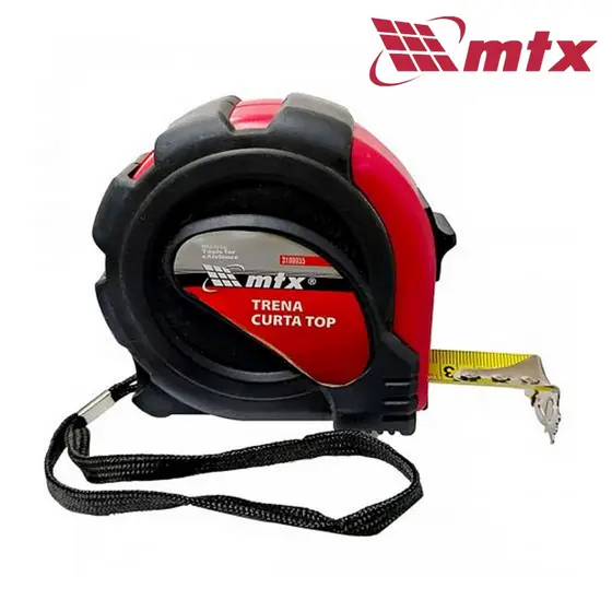 Trena Emborrachada Curta Top  5M X 25mm Ponta Magnética Mtx