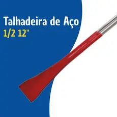 Talhadeira de Aço Cromado 1/2 12" lord Ferramentas
