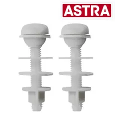 Conjunto de Fixação para Caixa Acoplada Universal PVC Branco Astra
