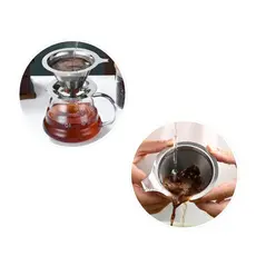 Coador Filtro de café Inox Peneira Aço Reutilizável - Envio Imediato