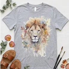 CAMISETA T-SHirt FEMININA PLUS DO P AO G3 ESTAMPADO LEOAO