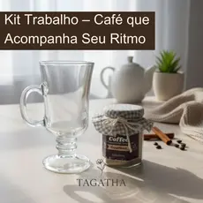 Kit café Cappuccino com canela e com crocante + xicara cappuccino