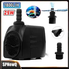 Bomba Submersa 1800 L/h  Lagos Aquário Fonte Agua 2m 25w/2,5W
