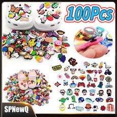 100pcs Conjunto Decoração Design Sapato Fivela Dos Desenhos Animados  Fivela De Sapatos De Bricolage Acessórios Pino