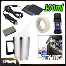 Kit 100ml polímero Farol Copo Original Para Polimento A Vapor De Faróis Com Polímero