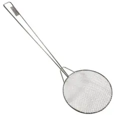 Escumadeira de Arame 50cm Grande Reforçada Fritura Pastel Salgados Cozinha