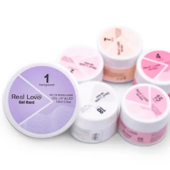 Gel Hard Para Modelagem Gel Uv/Led 15ml - Real Love(Allsmile)