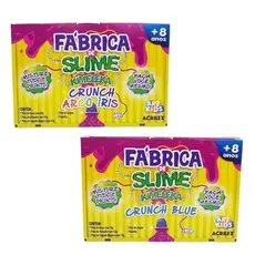 Fábrica de Slime Kimeleka Crunch Arco-Íris/Blue - Acrilex