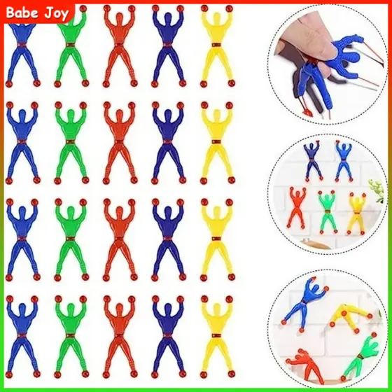 10-30 Boneco Ninja Que Gruda Na Parede Brinquedo Infantil Boneco Homem Aranha Geleca Para Crianças