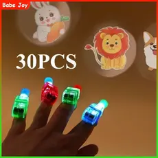 Lâmpada de projeção de dedo Lâmpada de animado de desenho animado Brinquedos para crianças De Natal