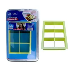 Cortador de Brownie Bluestar Original Quadrado Profissional 6/9/24 Cortes Bolos e Confeitaria